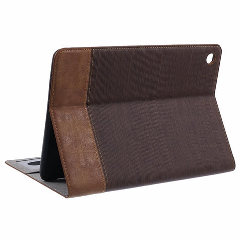 Toothpick Texture PU Leather Smart Cover [Wallet Stand] for Huawei MediaPad M5 lite 10