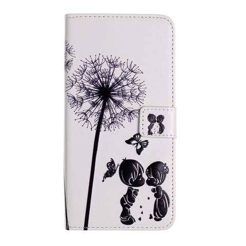 Embossment Patterned PU Leather Flip Case for Huawei Honor 10 Lite