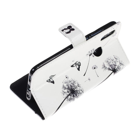 Embossment Patterned PU Leather Flip Case for Huawei Honor 10 Lite
