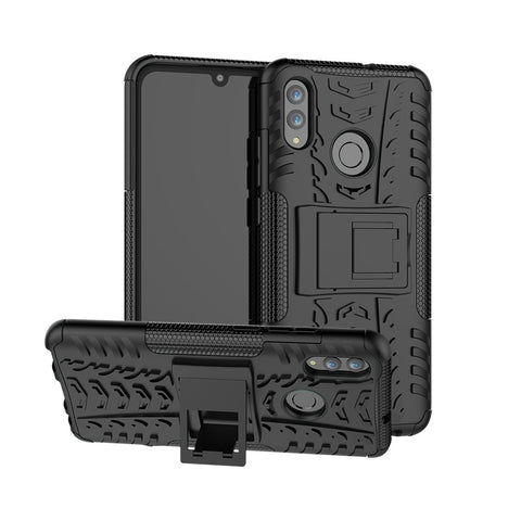 Anti-slip PC + TPU Hybrid Kickstand Mobile Cover for Huawei P Smart (2019) / P Smart+ (2019)