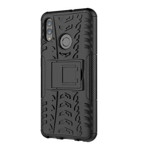 Anti-slip PC + TPU Hybrid Kickstand Mobile Cover for Huawei P Smart (2019) / P Smart+ (2019)