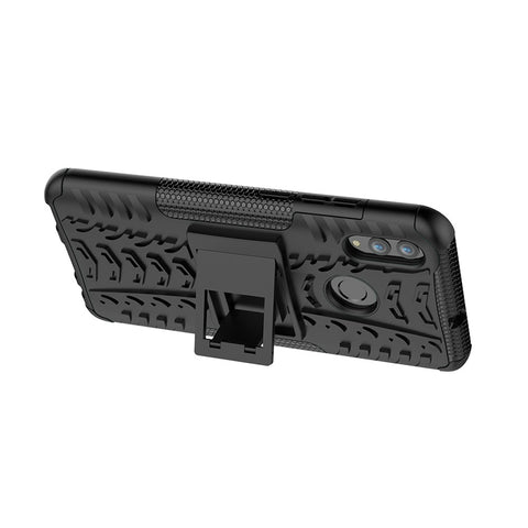 Anti-slip PC + TPU Hybrid Kickstand Mobile Cover for Huawei P Smart (2019) / P Smart+ (2019)