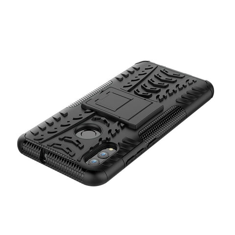 Anti-slip PC + TPU Hybrid Kickstand Mobile Cover for Huawei P Smart (2019) / P Smart+ (2019)