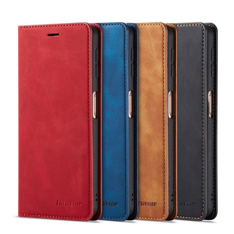 FORWENW Fantasy Series Silky Touch Leather Wallet Case for Huawei P30