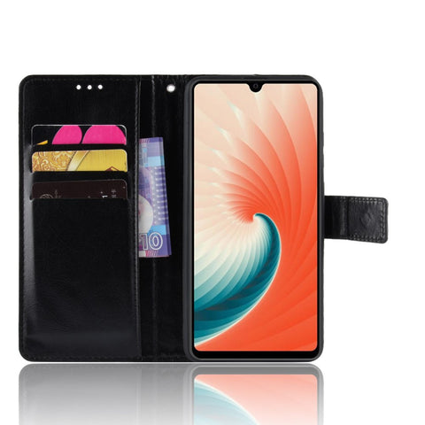 Crazy Horse Wallet Stand Leather Phone Cover for Huawei Mate 20 X