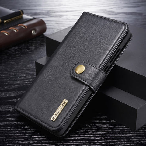DG.MING For Huawei P30 Wallet Phone Case Detachable 2 in 1 Leather Shell Shockproof Flip Protective Cover