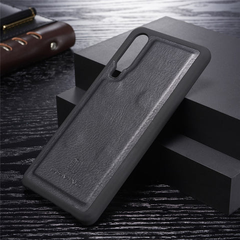 DG.MING For Huawei P30 Wallet Phone Case Detachable 2 in 1 Leather Shell Shockproof Flip Protective Cover
