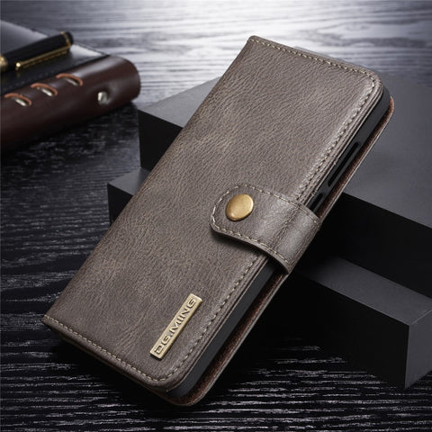 DG.MING For Huawei P30 Wallet Phone Case Detachable 2 in 1 Leather Shell Shockproof Flip Protective Cover