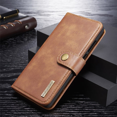 DG.MING For Huawei P30 Wallet Phone Case Detachable 2 in 1 Leather Shell Shockproof Flip Protective Cover