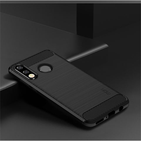 MOFI Carbon Fiber Texture Brushed TPU Case for Huawei P30 Lite