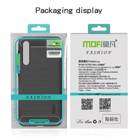 MOFI Carbon Fiber Texture Brushed TPU Case for Huawei P30 Lite
