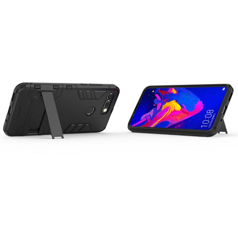Plastic + TPU Combo Case with Kickstand for Huawei Honor View 20 / Honor V20