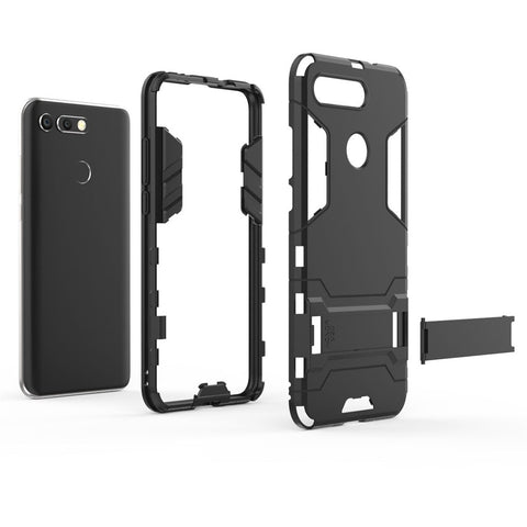 Plastic + TPU Combo Case with Kickstand for Huawei Honor View 20 / Honor V20