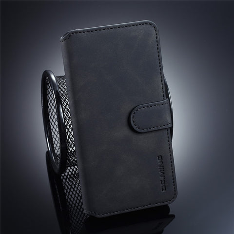 DG.MING Retro Style Leather Wallet Case for Huawei P30