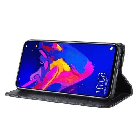 Vintage Style PU Leather Wallet Phone Case for Huawei Honor View 20 / V20