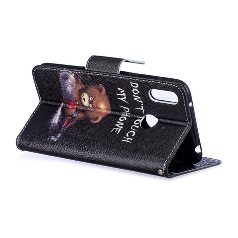 Pattern Printing PU Leather Wallet Phone Case for Huawei Y7 (2019)