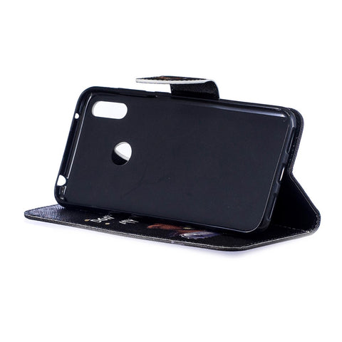 Pattern Printing PU Leather Wallet Phone Case for Huawei Y7 (2019)
