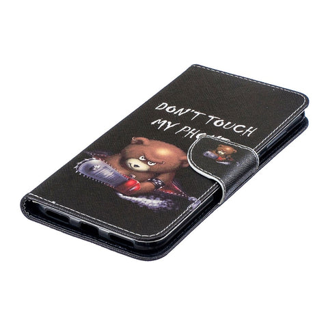 Pattern Printing PU Leather Wallet Phone Case for Huawei Y7 (2019)