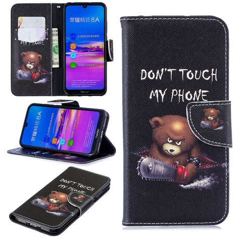 Pattern Printing PU Leather Flip Cover for Huawei Honor 8A
