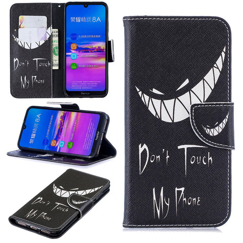 Pattern Printing PU Leather Flip Cover for Huawei Honor 8A