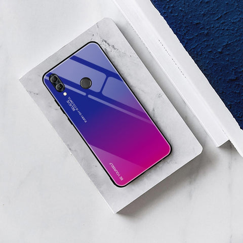 Gradient Color Glass + PC + TPU Hybrid Case for Huawei Honor 10 Lite