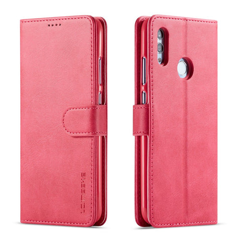 LC.IMEEKE Wallet Leather Stand Case for Huawei P Smart (2019) / Honor 10 Lite