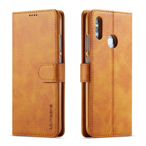 LC.IMEEKE Wallet Leather Stand Case for Huawei P Smart (2019) / Honor 10 Lite