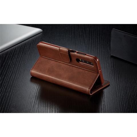 LC.IMEEKE Leather Wallet Stand Case for Huawei P30