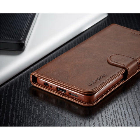 LC.IMEEKE Leather Wallet Stand Case for Huawei P30