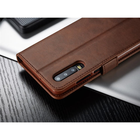 LC.IMEEKE Leather Wallet Stand Case for Huawei P30