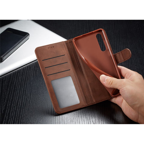 LC.IMEEKE Leather Wallet Stand Case for Huawei P30