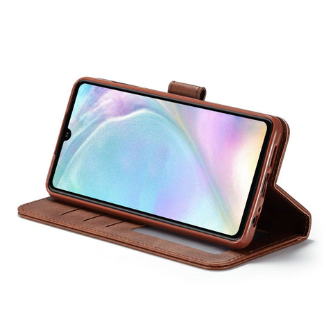 LC.IMEEKE Leather Wallet Stand Case for Huawei P30