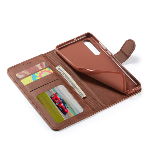 LC.IMEEKE Leather Wallet Stand Case for Huawei P30