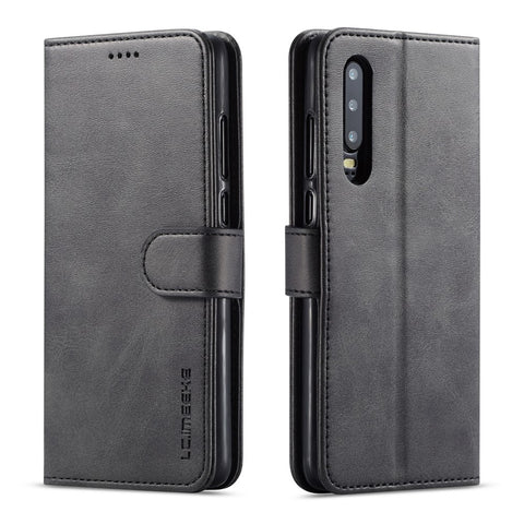 LC.IMEEKE Leather Wallet Stand Case for Huawei P30