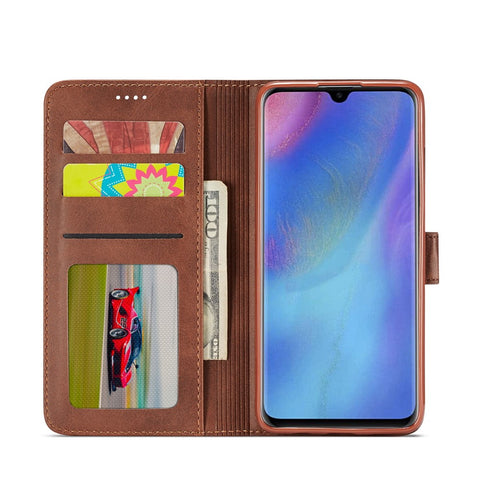 LC.IMEEKE Wallet Leather Stand Case for Huawei P30 Lite