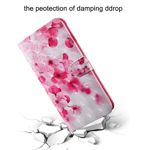 Pattern Printing [Light Spot Decor] Leather Wallet Case for Huawei Y7 (2019)