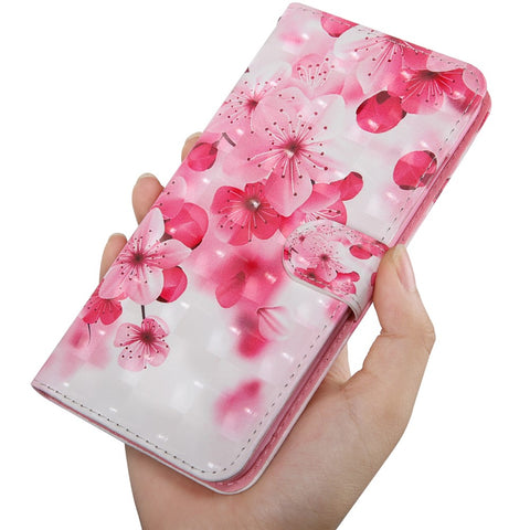 Pattern Printing [Light Spot Decor] Leather Wallet Case for Huawei Y7 (2019)