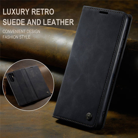 CASEME 013 Series Retro PU Leather Wallet Mobile Case with Stand for Huawei P30 Pro