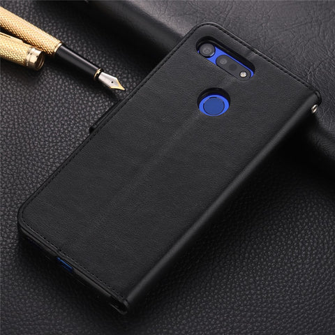 AZNS PU Leather Wallet Stand Mobile Phone Case for Huawei Honor View 20/V20