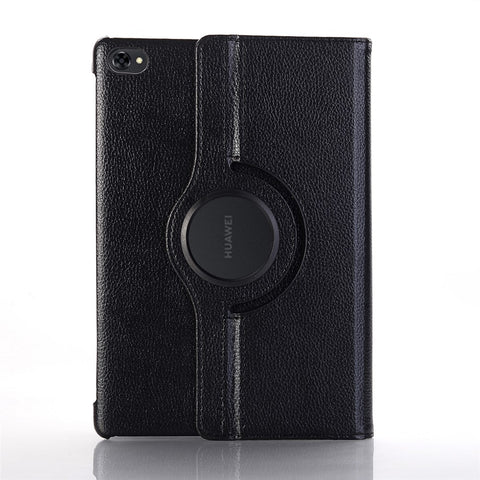 Litchi Skin Leather Tablet Cover Case with Rotating Stand for Huawei MediaPad M5 lite 10/C5 10
