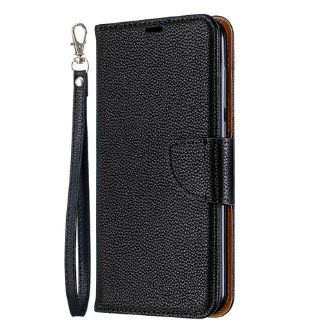 Litchi Skin PU Leather Stand Mobile Cover for Huawei Y7 (2019) / Y7 Prime (2019)