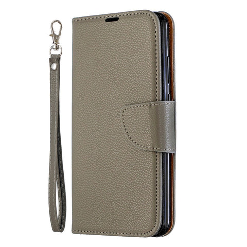 Litchi Skin Leather Wallet Protective Cover for Huawei P Smart (2019) / 10 Lite / Nova Lite 3 (Japan)