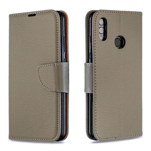 Litchi Skin Leather Wallet Protective Cover for Huawei P Smart (2019) / 10 Lite / Nova Lite 3 (Japan)
