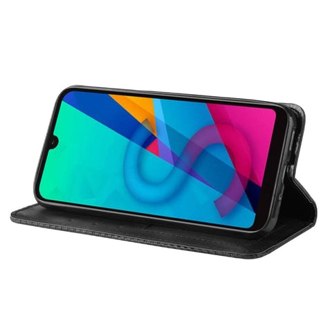 Auto-absorbed Vintage Style PU Leather Wallet Case for Huawei Honor 8S / Y5 (2019)