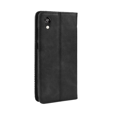 Auto-absorbed Vintage Style PU Leather Wallet Case for Huawei Honor 8S / Y5 (2019)