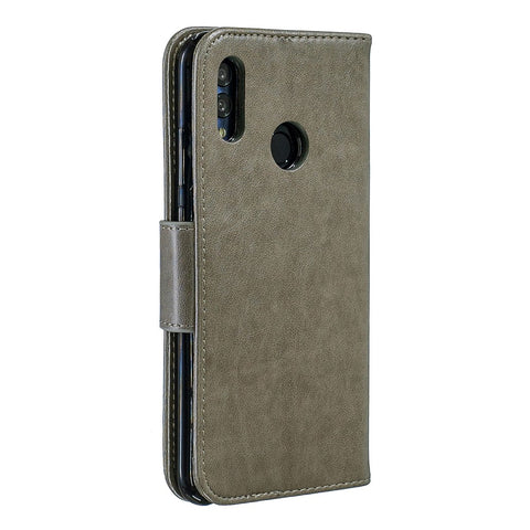 For Huawei P Smart (2019) / Honor 10 Lite PU Leather Imprint Butterflies Phone Case