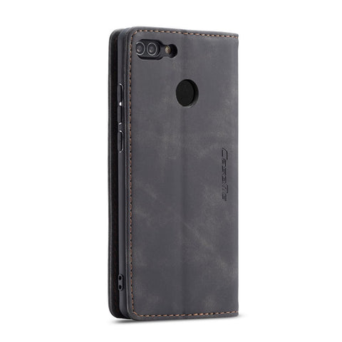 CASEME 013 Series Auto-absorbed PU Leather Wallet Stand Case for Huawei P Smart (2017) / Enjoy 7S
