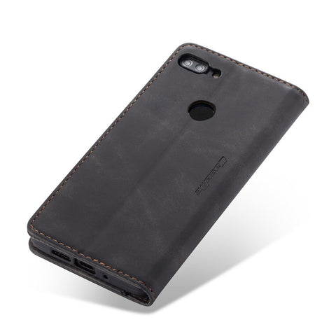CASEME 013 Series Auto-absorbed PU Leather Wallet Stand Case for Huawei P Smart (2017) / Enjoy 7S