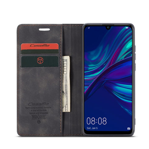 CASEME 013 Series Auto-absorbed PU Leather Wallet Stand Case for Huawei P Smart (2019) / Nova Lite 3 (Japan)