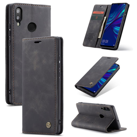 CASEME 013 Series Auto-absorbed PU Leather Wallet Stand Case for Huawei P Smart (2019) / Nova Lite 3 (Japan)